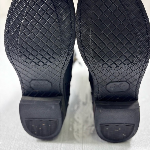 Xelement Black Leather Zipper Motorcycle Riding Boots Men's Size 8.5 - Picture 6 of 7